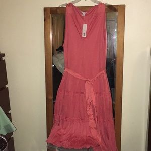 Banana Republic coral dress